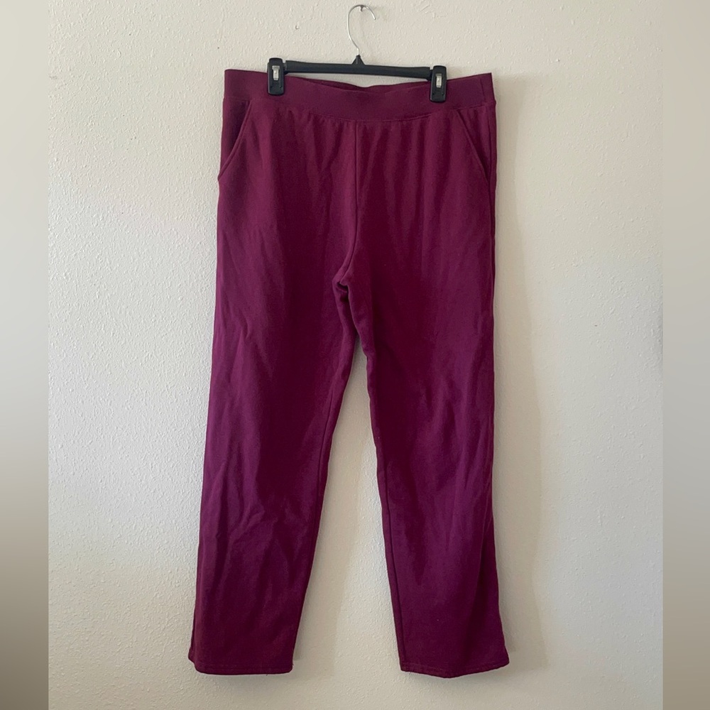 Time and Tru Women's Burgundy Joggers